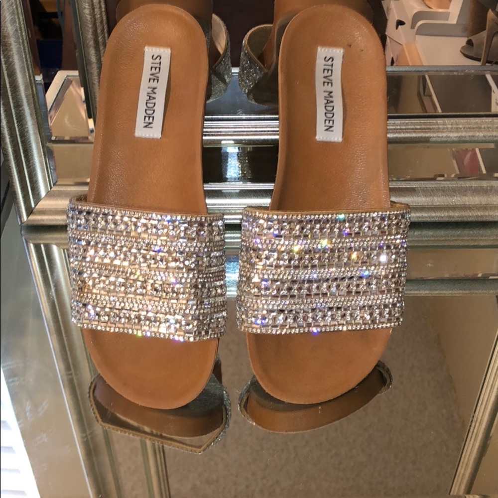 Dazzle Steve Madden Slide Sandal.